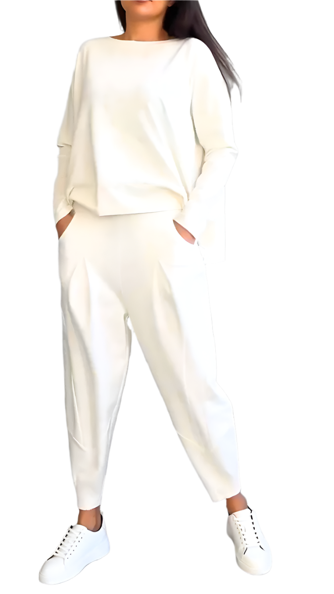 Ensemble d'Été Femmes Coton Décontracté Casual 0