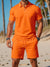 Ensemble d'Été Homme Polo Et Short Tissu Tricoté Léger 2