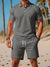 Ensemble d'Été Homme Polo Et Short Tissu Tricoté Léger 7