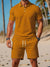 Ensemble d'Été Homme Polo Et Short Tissu Tricoté Léger 8