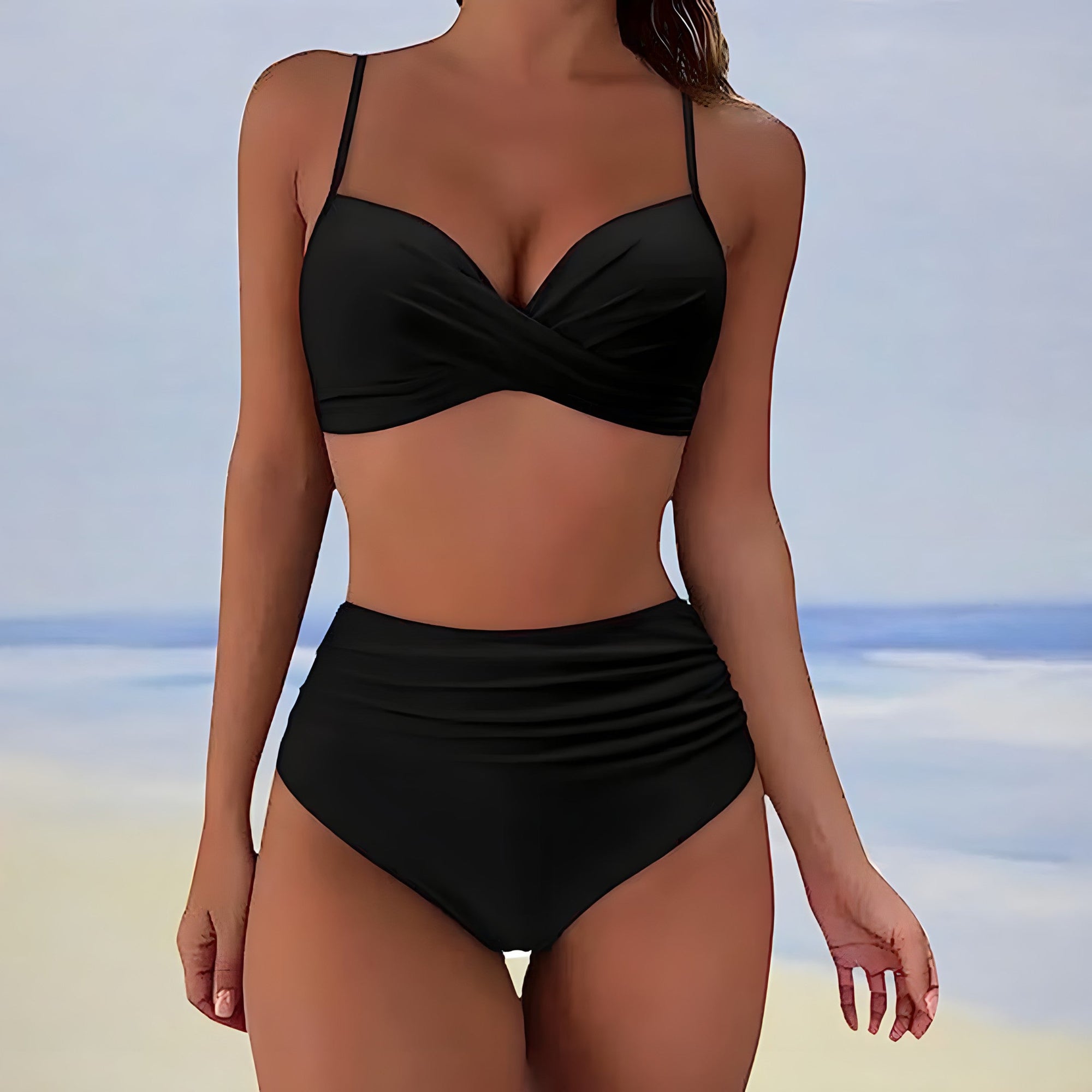 Ensemble de Bikini Femme Taille Haute Sigrun 1