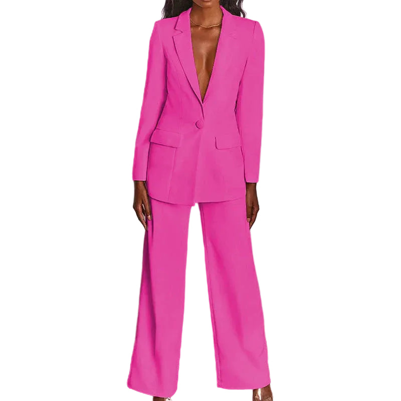 Ensemble de Blazer et Pantalon pour Femmes Chic 6