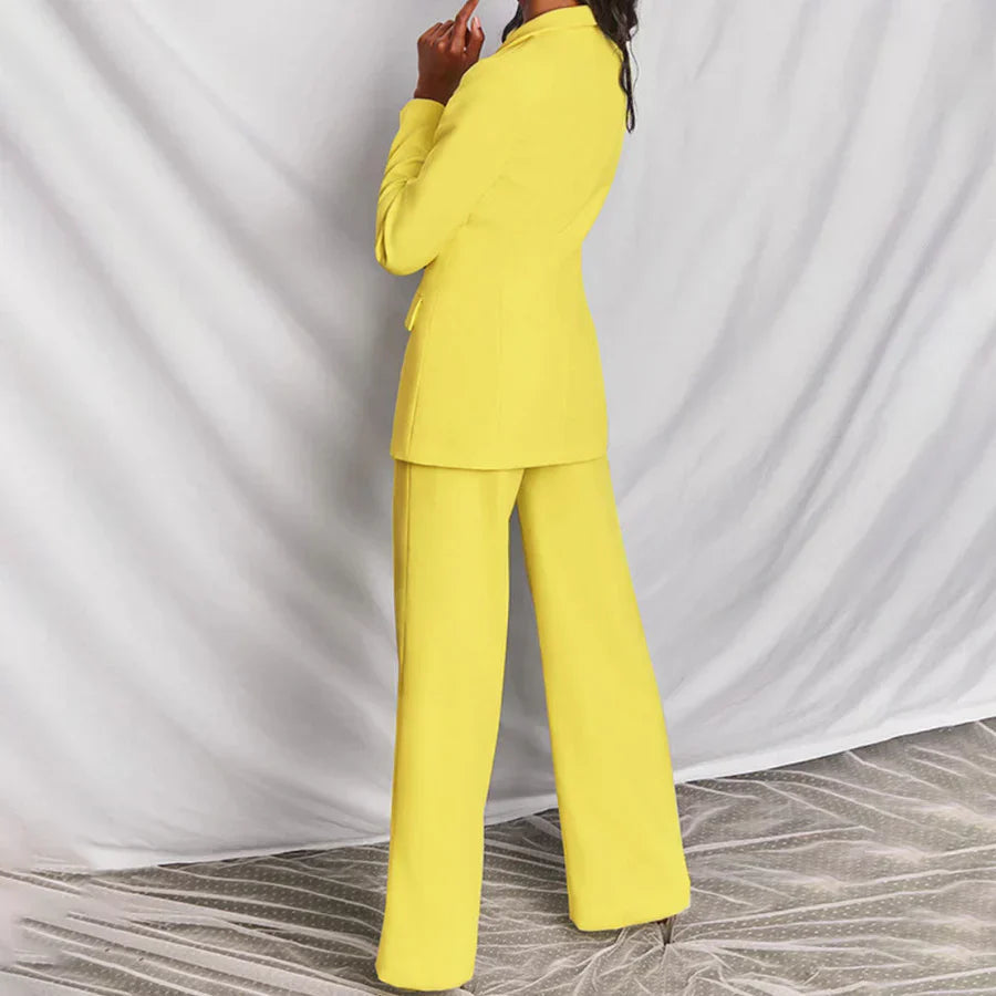 Ensemble de Blazer et Pantalon pour Femmes Chic 7