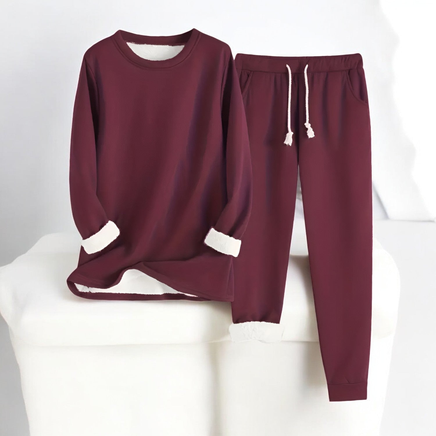 Ensemble de Détente Femme Confortable en Polyester 5
