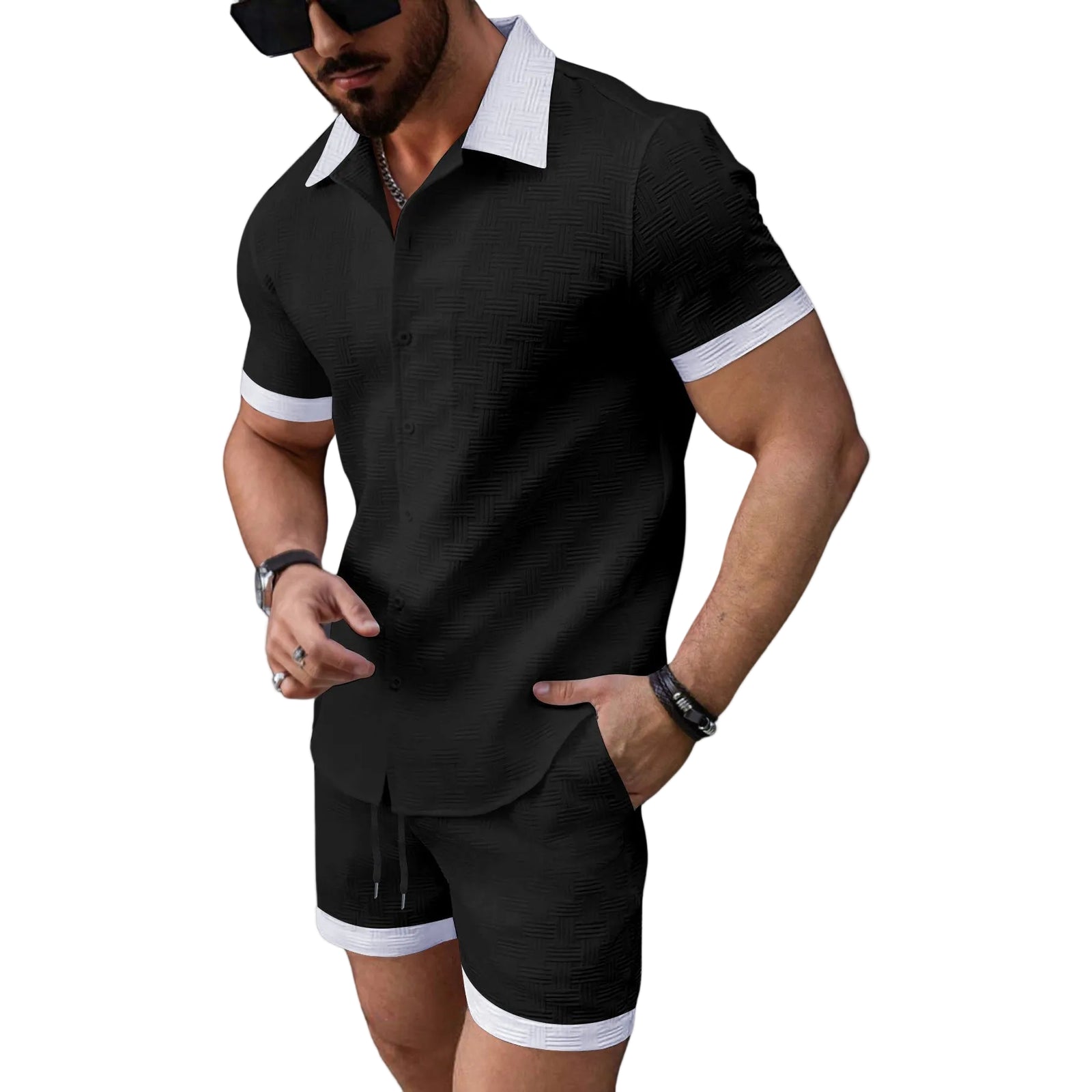 Ensemble de Loisirs Sportif pour Homme Décontracté 0