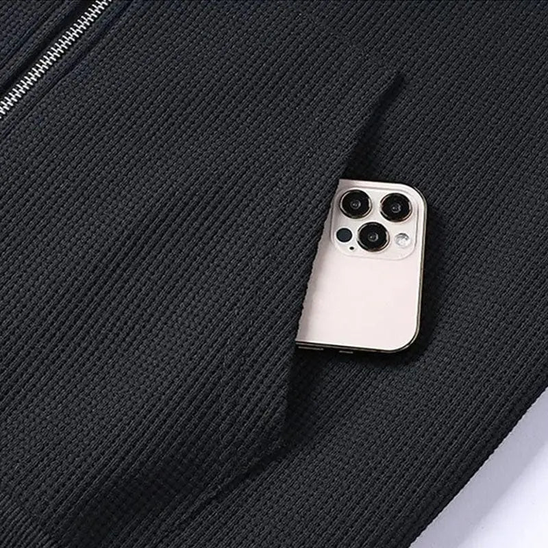 Ensemble de Loungewear Tricoté à Gaufres pour Femmes 6