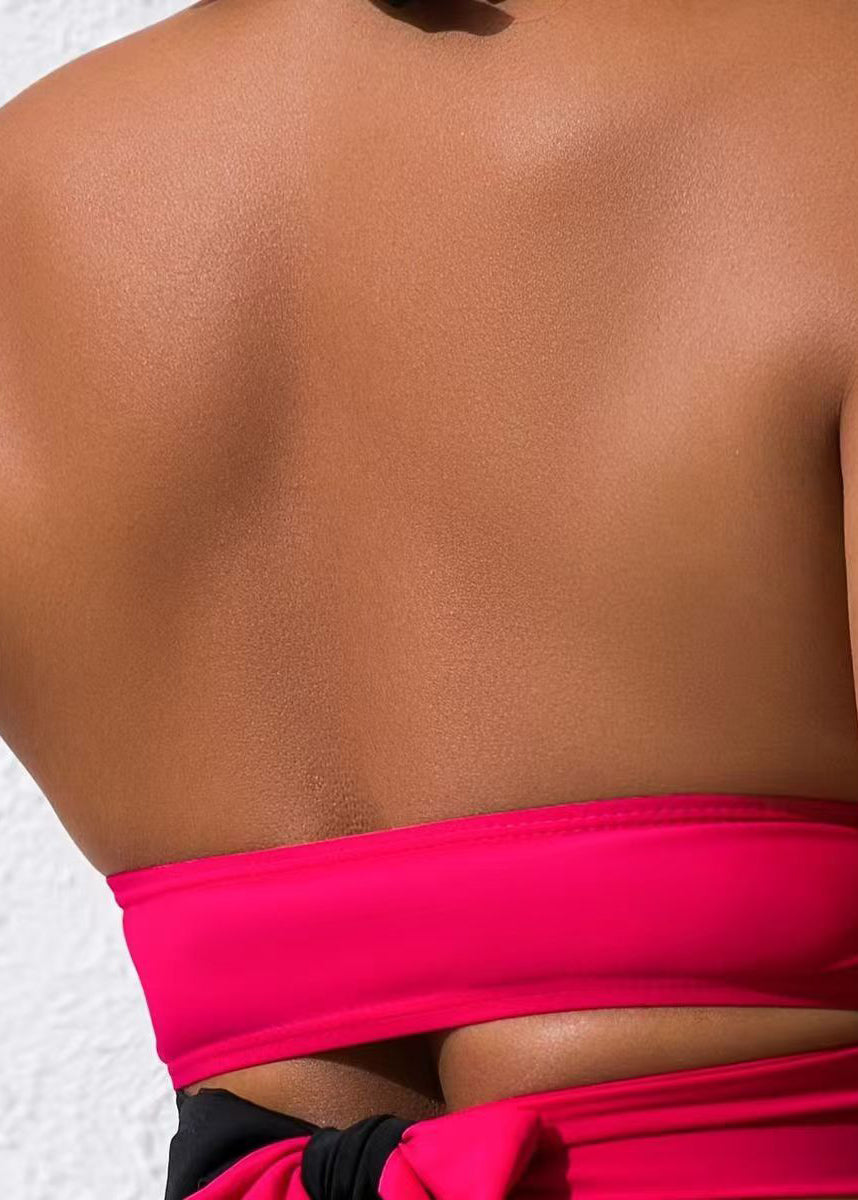 Ensemble de Maillot de Bain Asymétrique Bohème 3