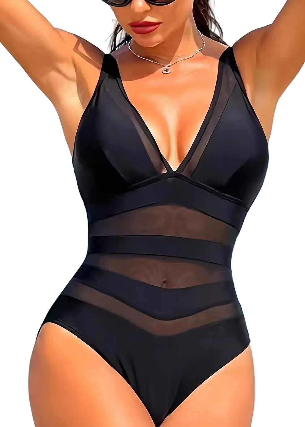 Ensemble de Maillot de Bain Femme Découpé 0
