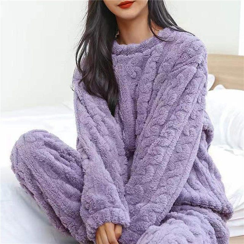 Ensemble de Pyjama en Fleece pour Femme Confortable 7
