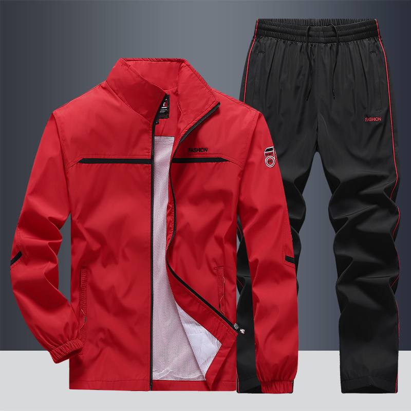 Ensemble de Sport pour Hommes Moderne en Tissu Mélangé Doux 5