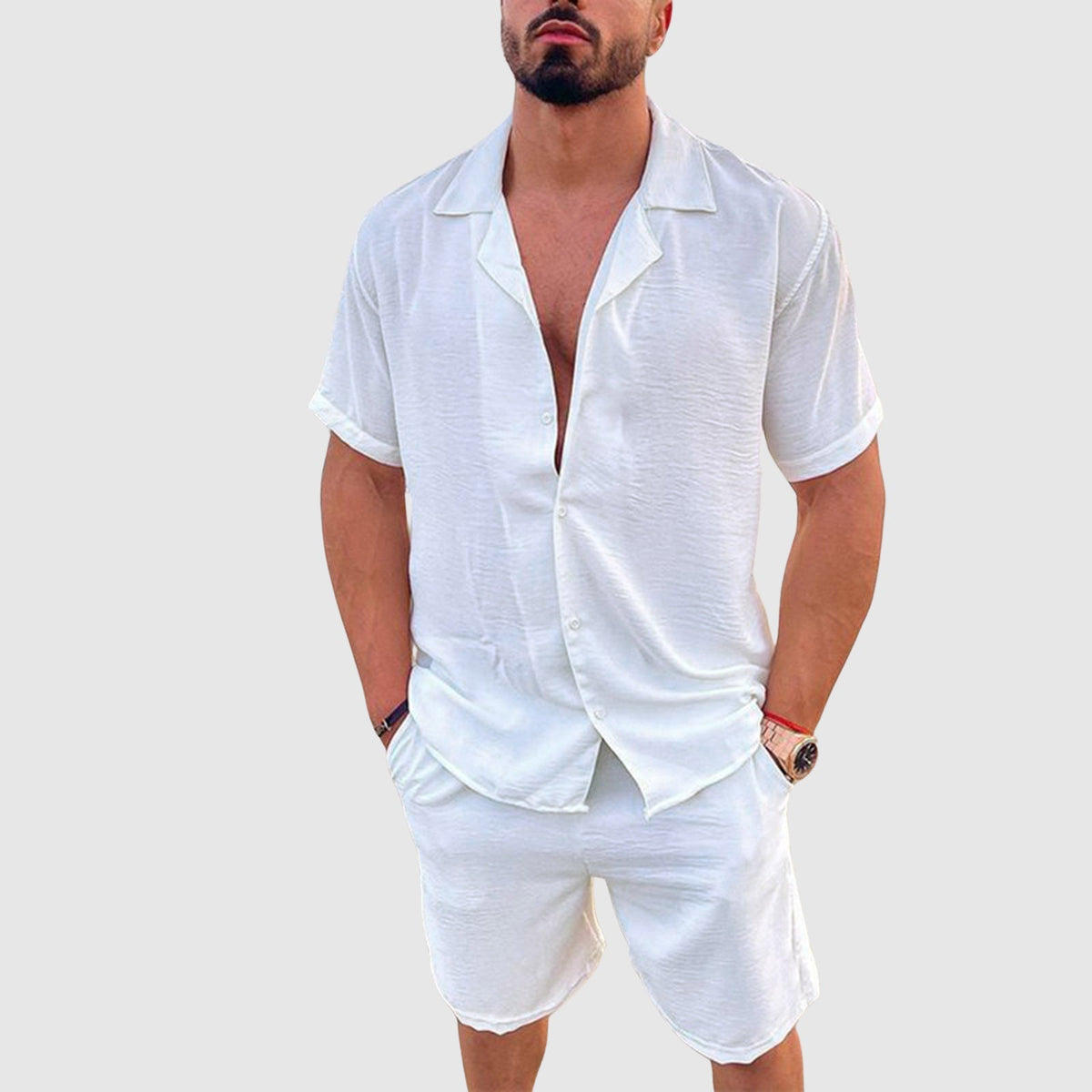 Ensemble de Villégiature pour Homme Style Décontracté 3