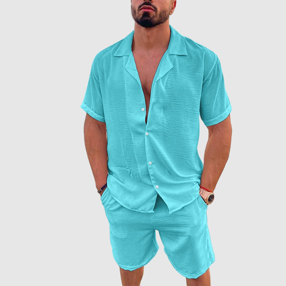Ensemble de Villégiature pour Homme Style Décontracté 4