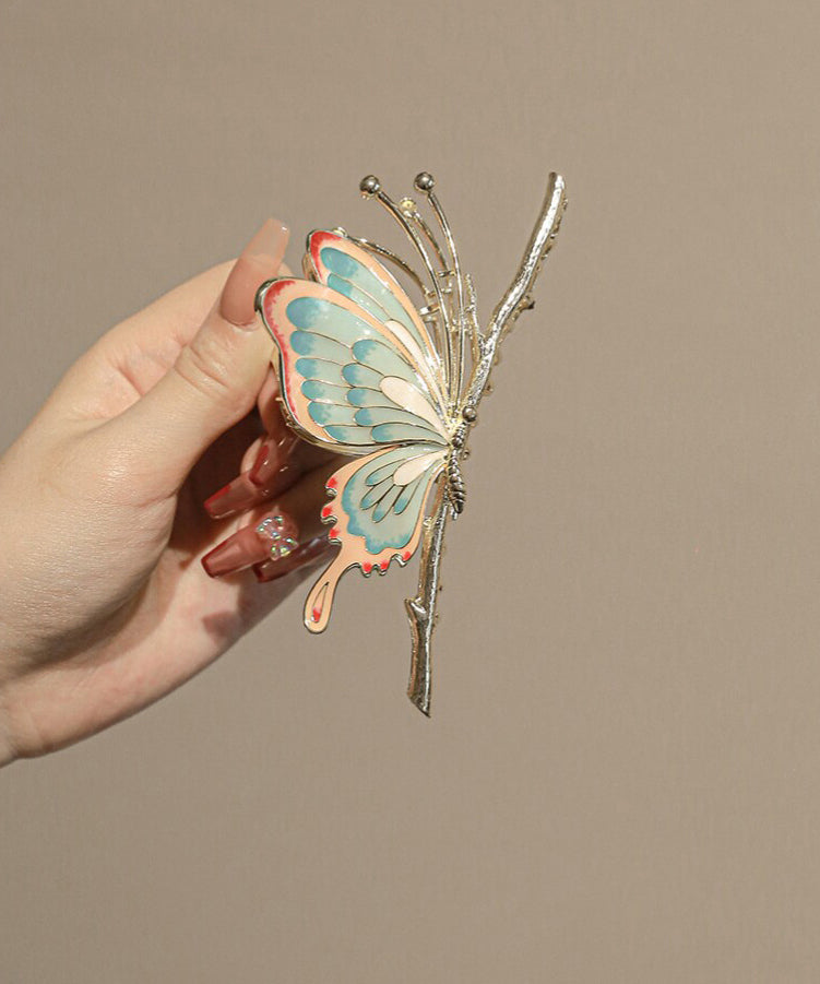 Épingle à cheveux papillon style original pour femme 0
