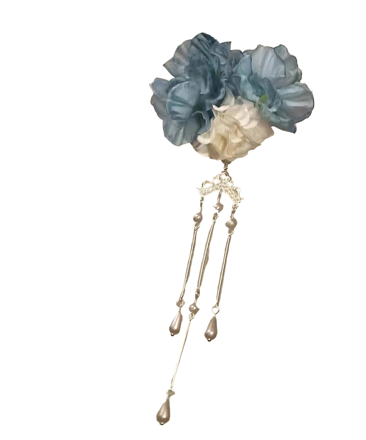 Épingles à Cheveux Florales Pour Femme Style Pompon Artisanales 4
