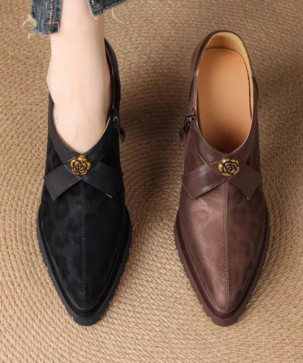 Escarpin Femme Chic et Confortable à Talons Compensés 4