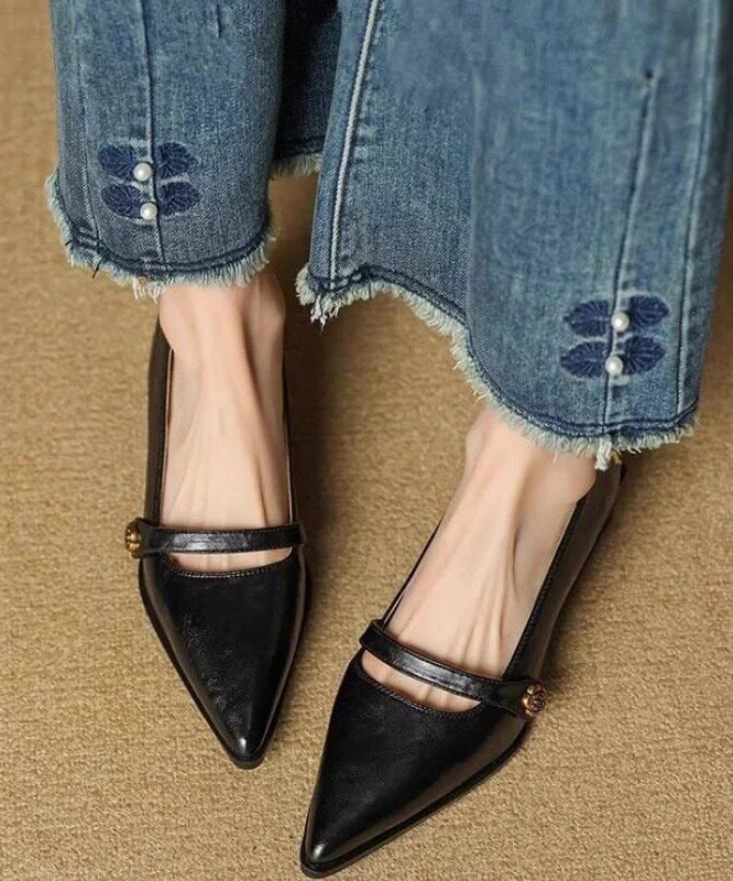 Escarpin Femme Chic et Confortable à Talons Compensés Bout Pointu 4