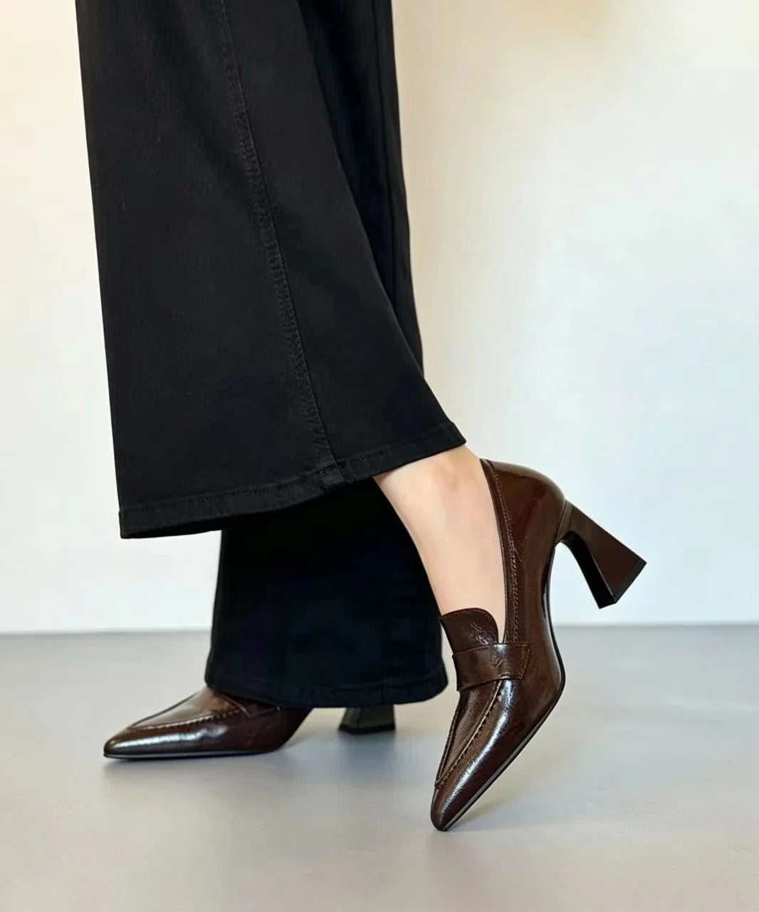 Escarpins Femme Style Vintage Bout Pointu 1