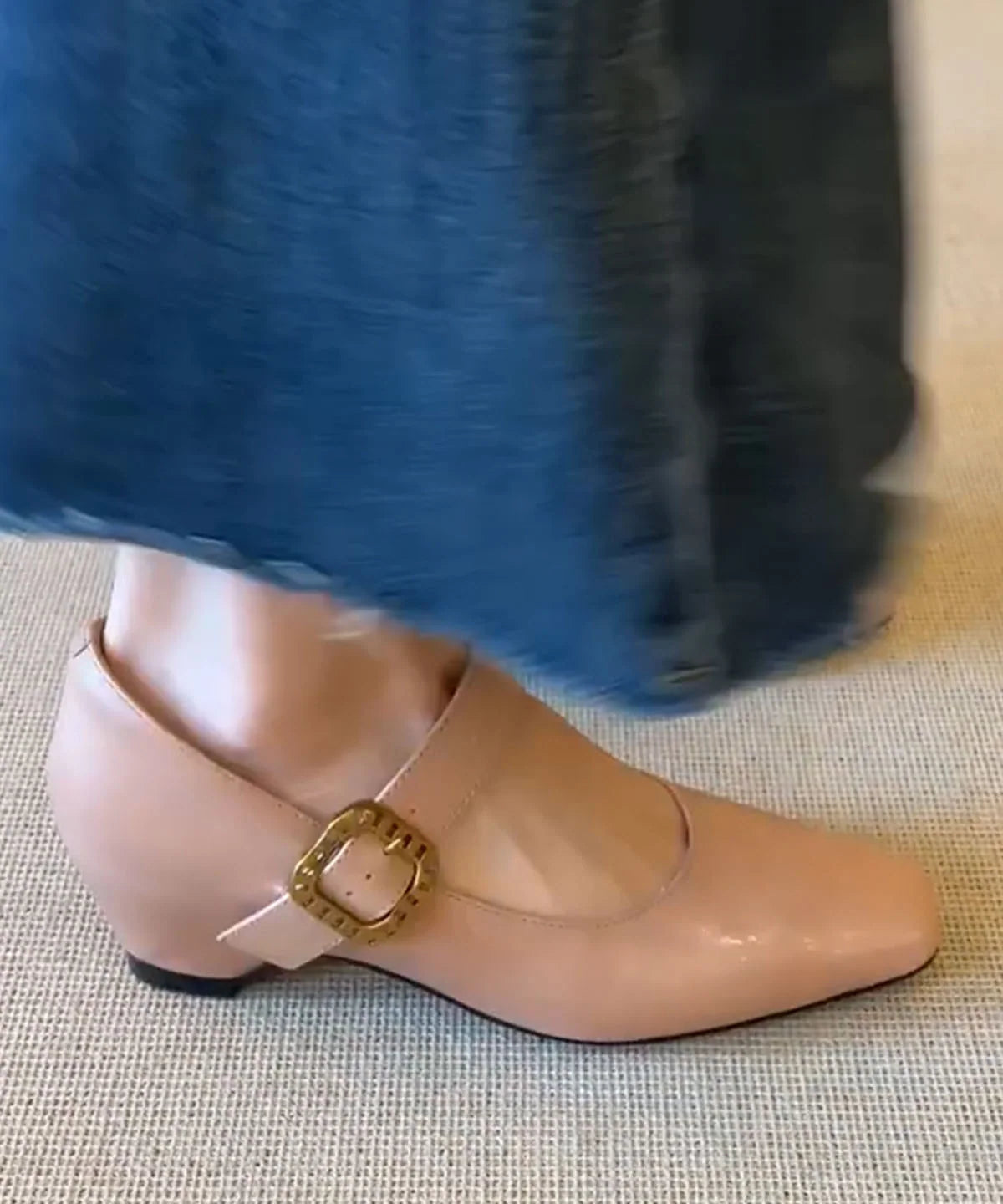Escarpins Femme Talons Hauts Épais Style Classique 2