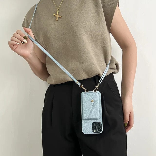 Étui de Téléphone Croisé pour Femmes avec Cordon 1