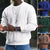 Pull Homme Long Décolleté Circulaire Coton Confortable-1