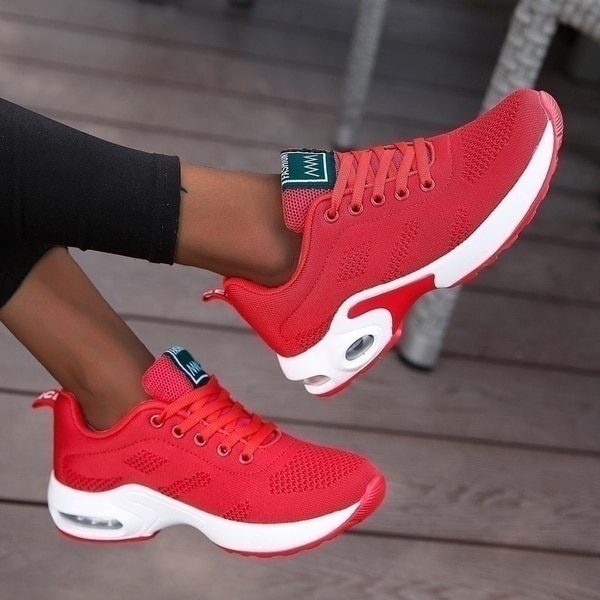 Variant image for Chaussures de Sport Femmes Noires Orthopédiques Confortables en Caoutchouc-29