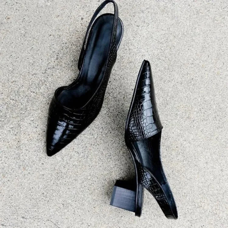 Femmes Escarpins à Talons Blocs Chic 1