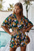 Variant image for Combinaison Femme Chic à Motif Floral Confortable Polyester-9