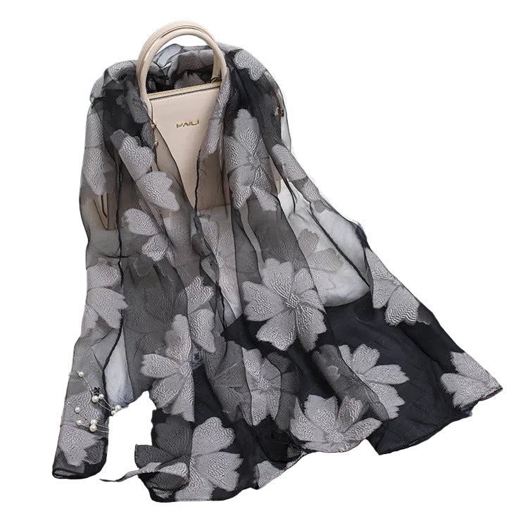 Foulard Femme Floral Léger pour Toutes Occasions 0