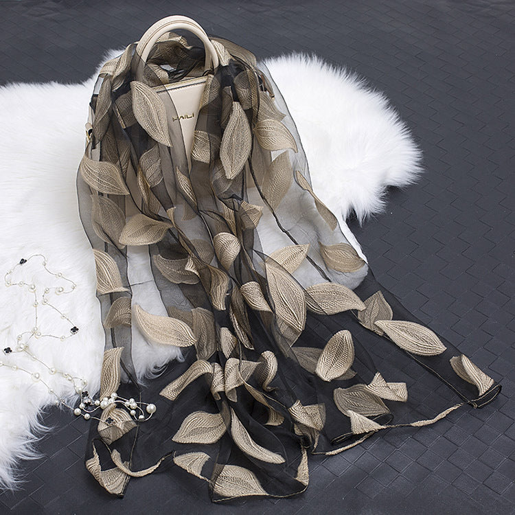 Foulard Femme Floral Léger pour Toutes Occasions 7