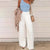 Pantalon Fluide Femme Tropical Tissu Respirant Casual-1
