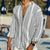 Variant image for Chemise Homme Rayée en Lin Confortable et Élégante-17