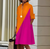 Variant image for Robe Midi Femme Élégante à Manches Longues en Tissu Aéré Noir-21