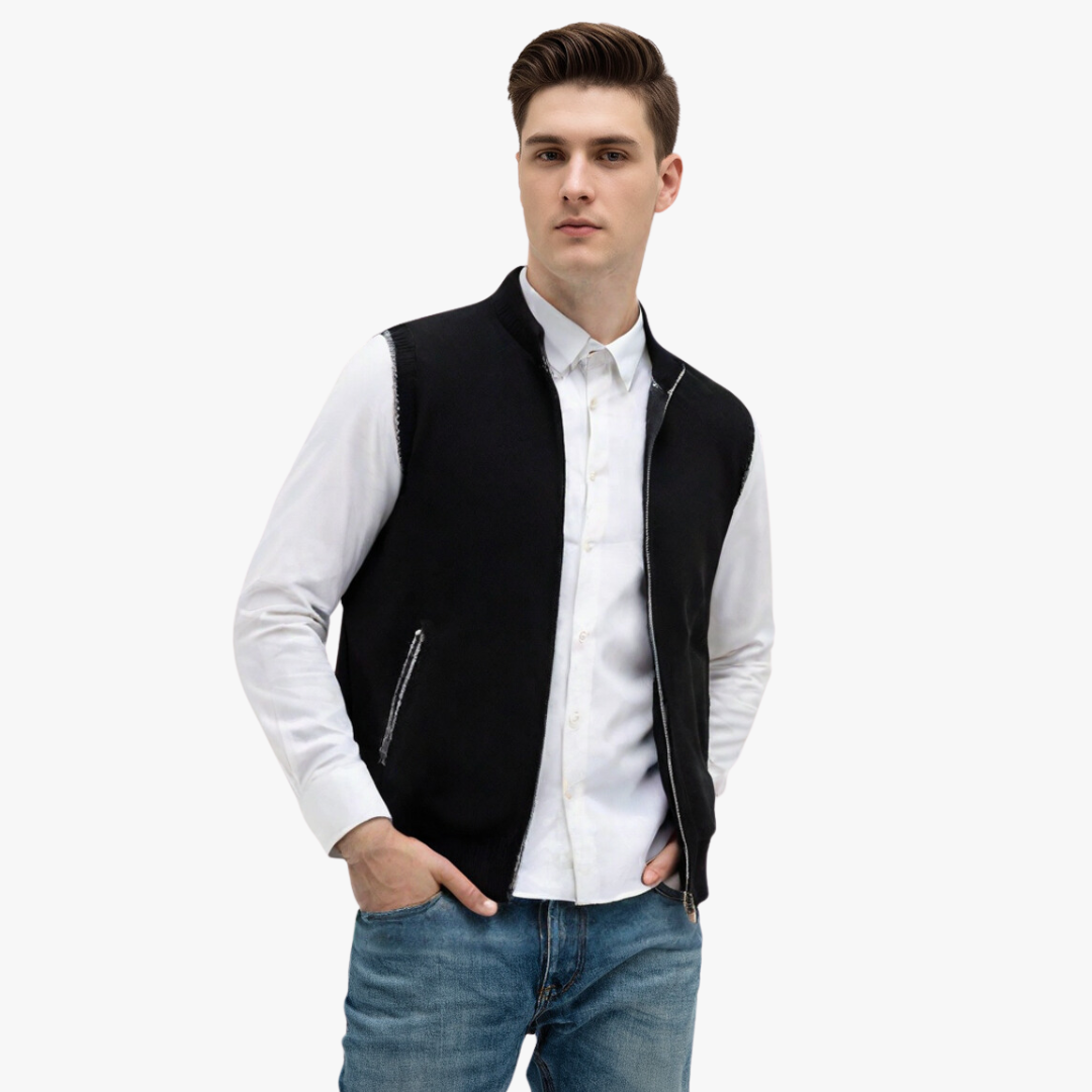 Gilet Classique pour Homme en Tissu Premium 2