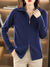 Gilet Femme À Double Zip En Mélange De Laine Et Coton