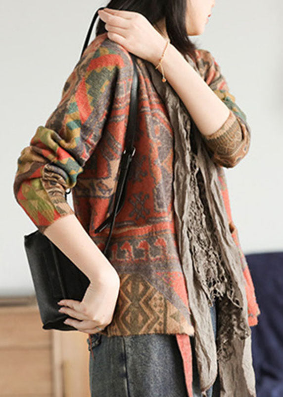 Gilet Femme Ample Imprimé avec Poches pour un Style Décontracté 3