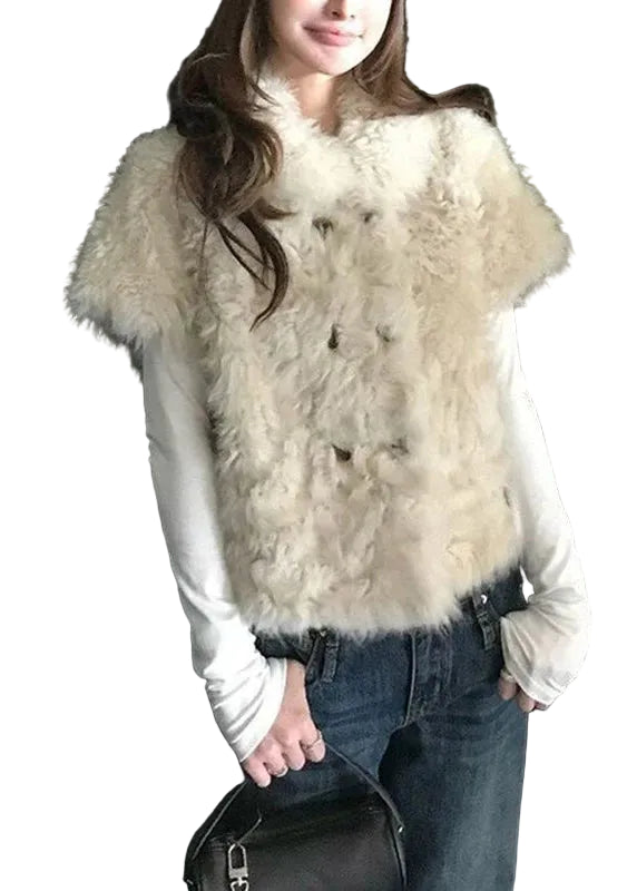 Gilet Femme Col Claudine Manches Courtes Style Classique 0