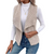 Gilet Femme Long Col Notch Tissu Doux Casual 0