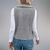 Gilet Femme Long Col Notch Tissu Doux Casual 2