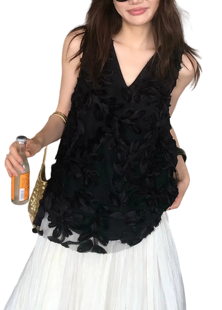 Gilet Femme Moderne Sans Manches Col V 0