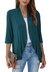 Gilet Femme Ouvert Tissu Doux Casual