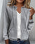 Gilet Femme à Capuche Casual en Tissu Texturé 5