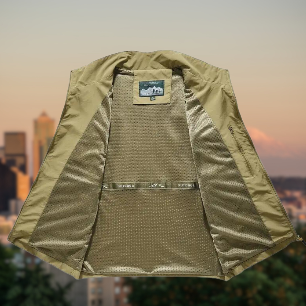 Gilet Homme Multi Poches Zippé 4