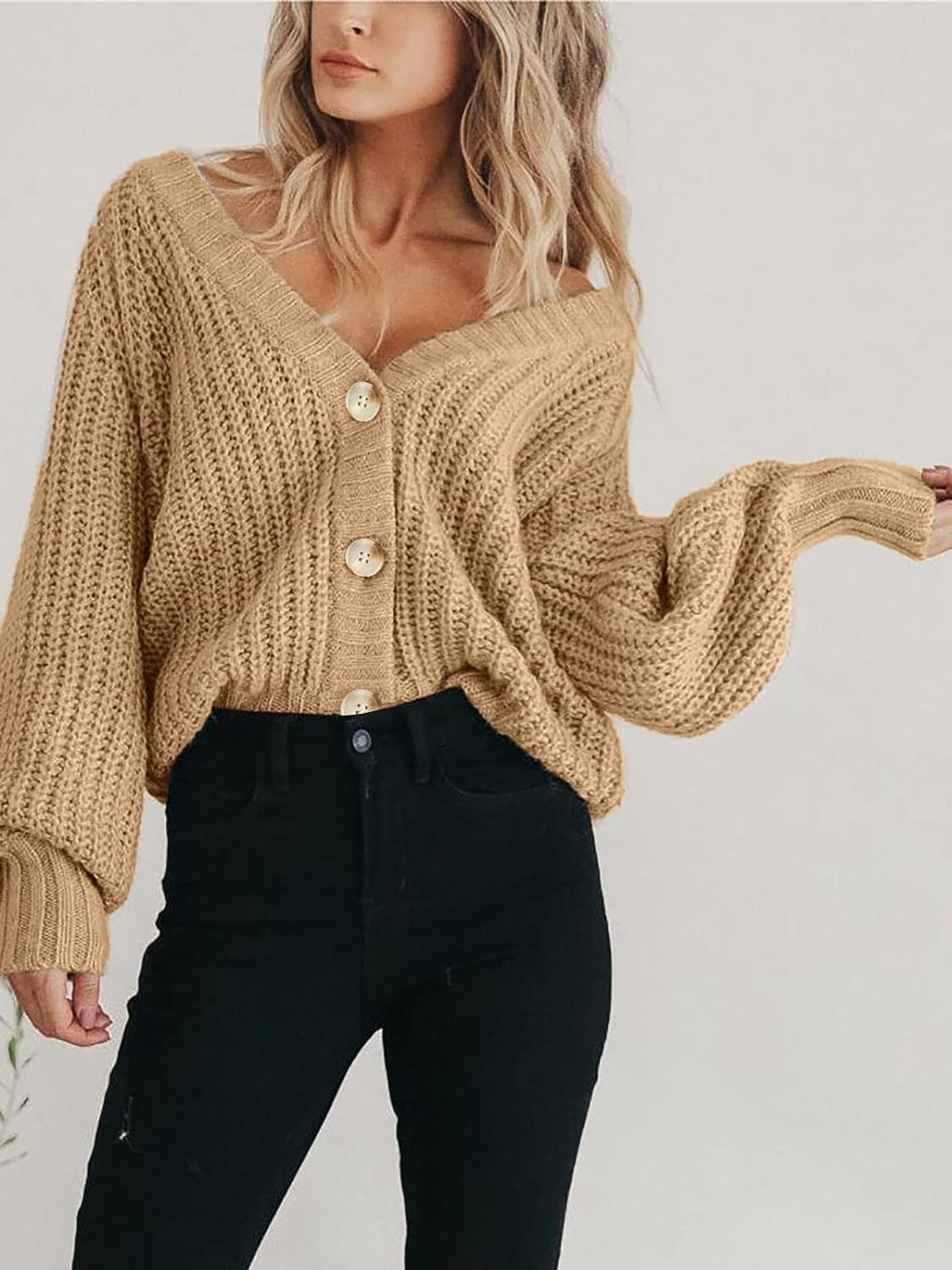 Gilet Long à Boutons pour Femme en Polyester 2