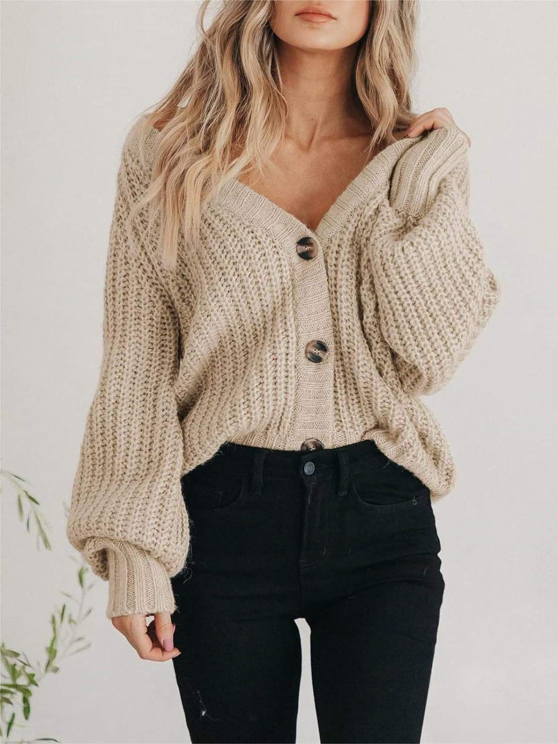 Gilet Long à Boutons pour Femme en Polyester 6