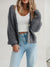 Gilet Long à Boutons pour Femme en Polyester 7