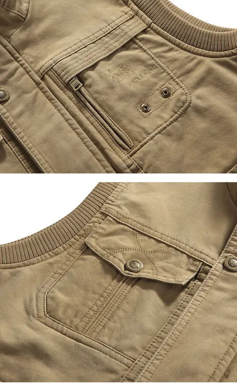 Gilet Vintage Multi-Poches pour Hommes 4