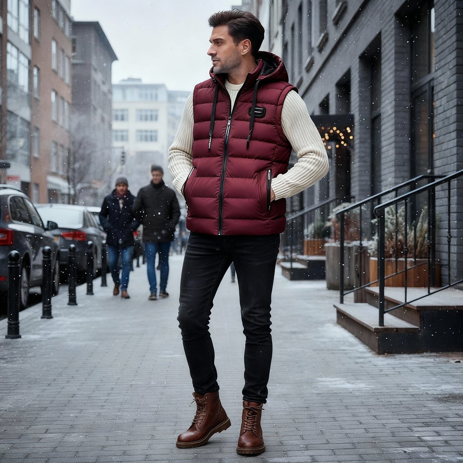 Gilet d'Hiver Femme Décontracté 6
