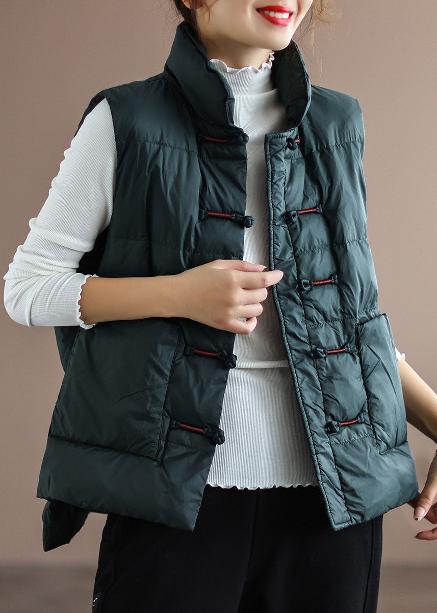 Gilet d'Hiver Puffer Col Montant Ample pour Femmes 1