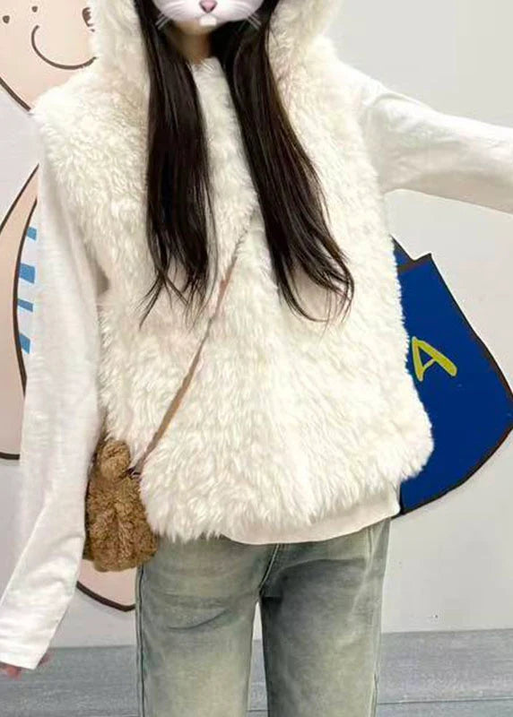 Gilet d'hiver pour femme avec capuche et poches 2