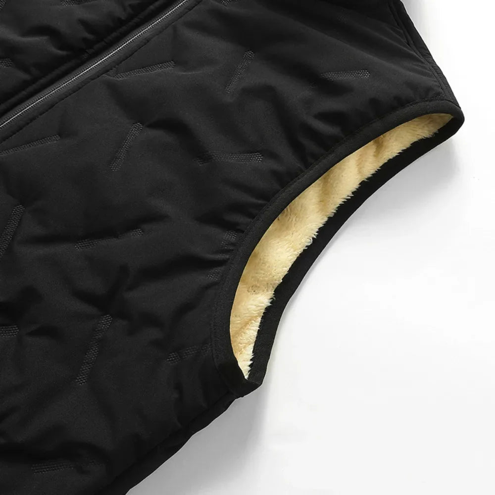 Gilet d'hiver pour hommes isolé et coupe-vent 4